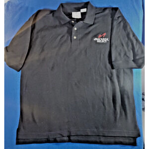 Bacardi Rum Select Black Polo Shirt Men's Size Large New Nwot